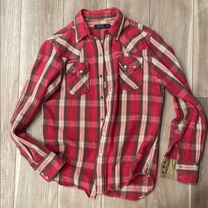 Polo by Ralph Lauren Red Plaid Men's Shirt